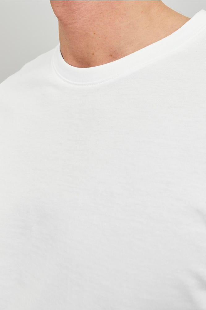 JJEORGANIC BASIC TEE SS O-NECK NOOS 12156101 WHITE